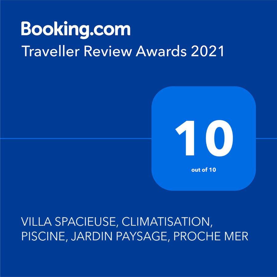Villa Spacieuse, Climatisation, Piscine, Jardin Paysage, Proche Mer Saint-Cyr-sur-Mer Luaran gambar