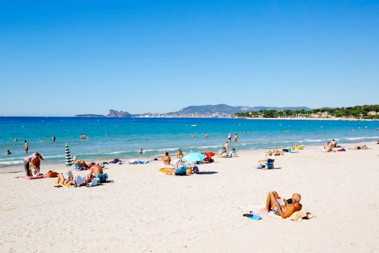 Villa Spacieuse, Climatisation, Piscine, Jardin Paysage, Proche Mer Saint-Cyr-sur-Mer Luaran gambar